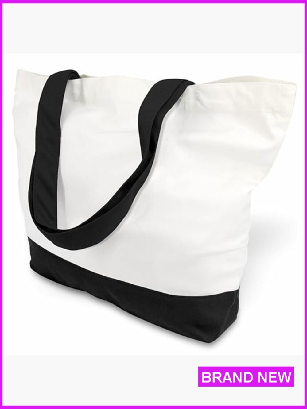Large 12oz Canvas Tote Bag Reusable Grocery Shopping DIY Craft Tote